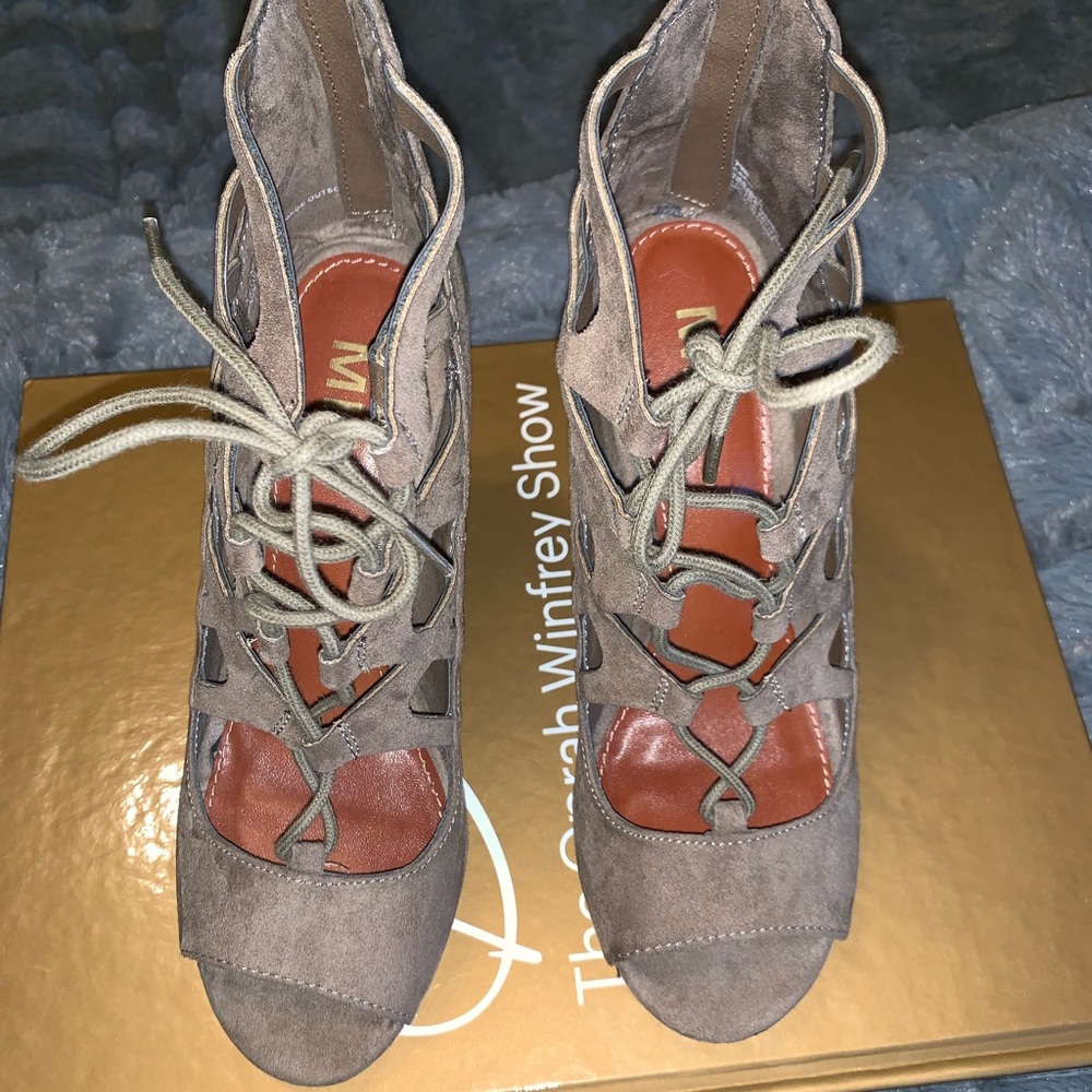 MIA Open Toe Wedge